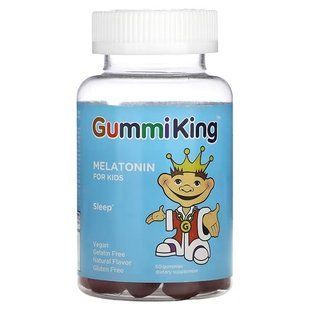GummiKing Melatonin for Kids Strawberry 60 жувальних мармеладок, Полуниця GUM-00116 фото