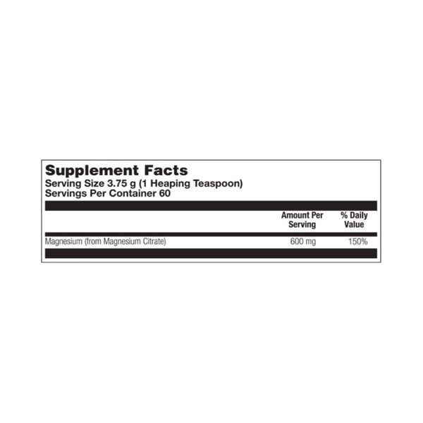 Magnesium Citrate 600mg - 225g 2023-10-7038 фото
