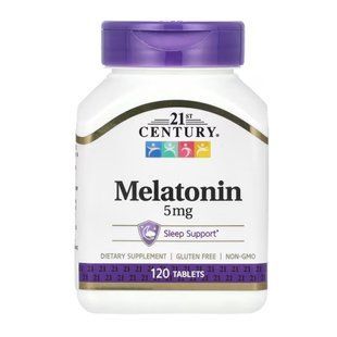 Melatonin 5 mg - 120 tabs 100-96-6179401-20 фото