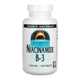 Niacinamide B-3 1500 mg - 100 tabs 2023-10-6158 фото
