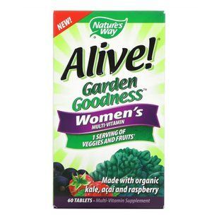 Alive Organic Garden Goodness Women - 60 tabs 2022-10-1043 фото