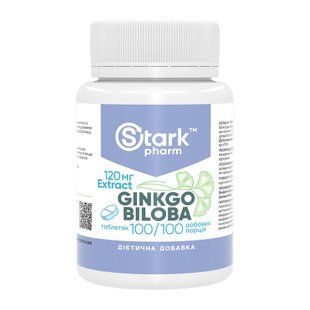 Ginkgo Biloba Extract 120mg - 100 tabs 2024-11-0526 фото