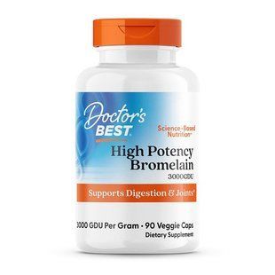 Doctor's BEST High Potency Bromelain (90 veg caps) 24592-01 фото