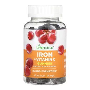 Iron + Vitamin C Adult - 60 gummies 2023-10-7278 фото