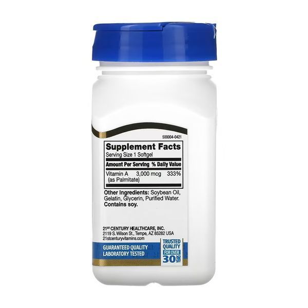 A 3000 mcg (10,000 IU) - 110 softgels 2023-10-7041 фото