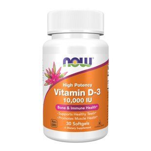 VIT D-3 10,000 IU - 30 sgels (Затерта дата) 2023-10-6987 фото