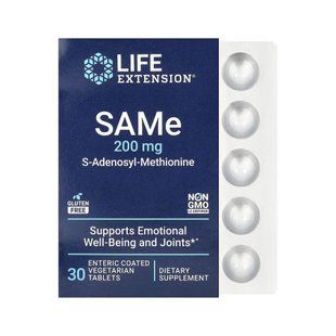 SAMe 200mg - 30 enteric-coated vegetarian tabs 2023-10-5458 фото