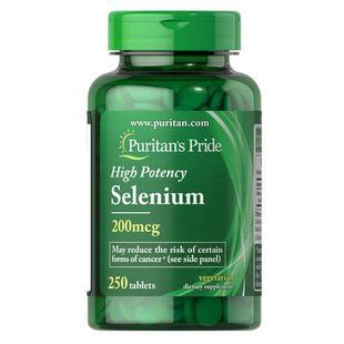 Puritan's Pride Selenium 200 mcg 250 таб. 03204 фото
