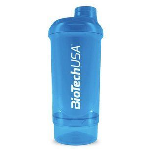 BioTech Shaker Wave + 2 in 1 (500 ml, Schocking Blue) 08741-01 фото