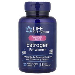 Life Extension Estrogen for Women 30 рослинних таблеток LEX-18943 фото