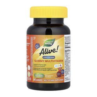 Alive! Children's Gummy Multivitamin Zero Sugar - 40 gummies 2023-10-6378 фото