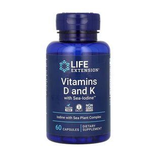 Vitamins D and K with Sea-Iodine&trade; - 60 caps 2022-10-1945 фото