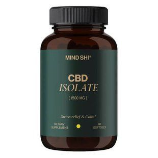 Mind Shi CBD Isolate 1500 mg 60 рідких капсул MSH-04415 фото