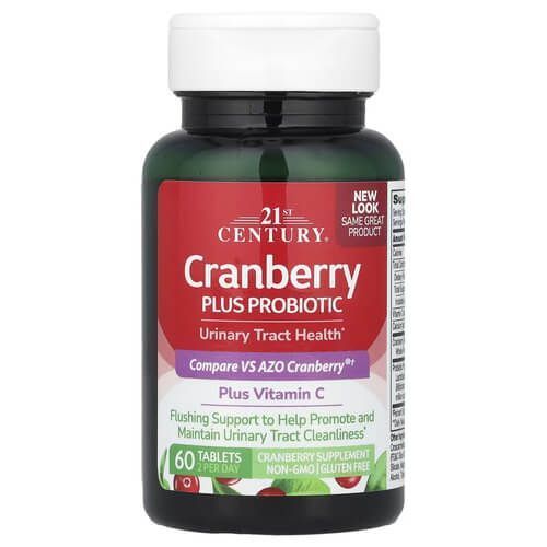 21st Century Cranberry Plus Probiotic 60 таблеток CEN-27848 фото