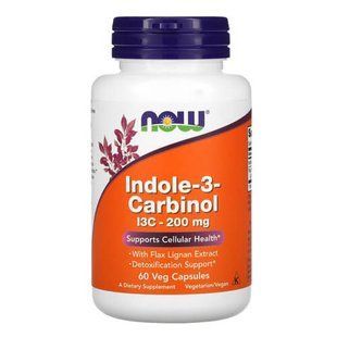 NOW Indole 3 Carbinol 60 капсул NOW-03056 фото