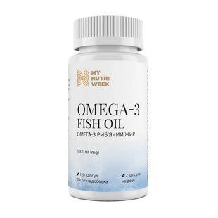 My Nutri Week Omega-3 Fish Oil 1000 mg (120 caps) 24201-01 фото