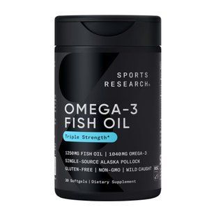 Omega-3 Fish Oil Alaska Pollock 1250mg - 30 softgels 2023-10-3443 фото