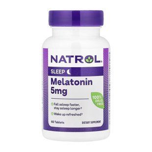 Melatonin 5mg - 60 tabs 2023-10-6234 фото