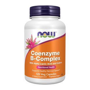 Coenzyme B-Complex With Alpha Lipoic Acid and CoQ10 - 120 vcaps 2024-11-0606 фото