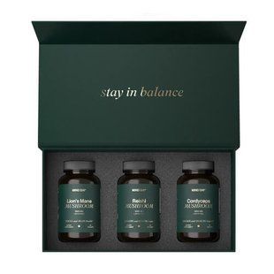 Mind Shi Mushroom Подарунковий Бокс, Набір з 3-х грибів MSH-BOX-01 фото