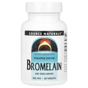 Source Naturals Bromelain 500 mg 60 таблеток SNS-00906 фото
