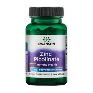 Zinc Picolinate 22 mg - 60 caps 100-98-2790940-20 фото