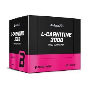 BioTech L-Carnitine Ampule 3000 (20 x 25 ml, orange) 00491-01 фото
