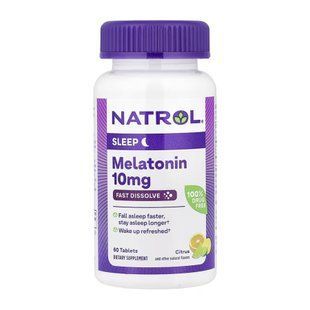Melatonin 10mg - 60 tabs 2023-10-6236 фото
