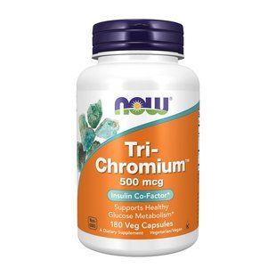 NOW Tri-Chromium 500 mcg (180 veg caps) 09928-01 фото