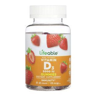Vitamin D 5,000 IU Adult - 60 gummies (До 08.26) 2023-10-7689 фото