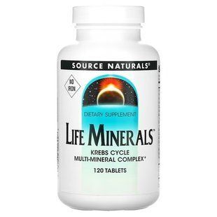 Source Naturals Life Minerals 120 таблеток SNS-00642 фото