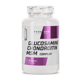 Progress Nutrition Glucosamine Chondroitin MSM Complex (90 tab) 22493-01 фото