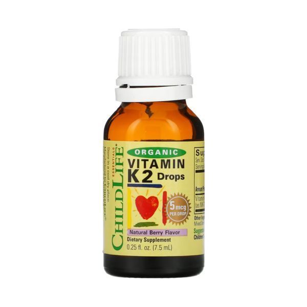 Organic Vitamin K2 Liquid - 7.5ml Natural Berry 2023-10-3717 фото